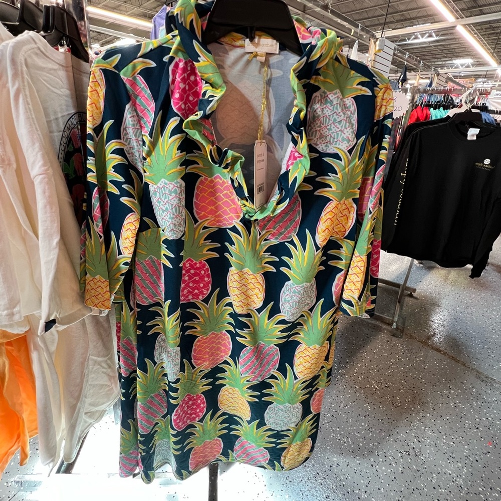 Simply southern ladies tunic in print tasty south
